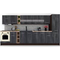Bucatarie MARINA NEW 370 A Wenge / Decor 8509