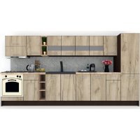 Bucatarie MARINA NEW 370 A Wenge / Decor K002