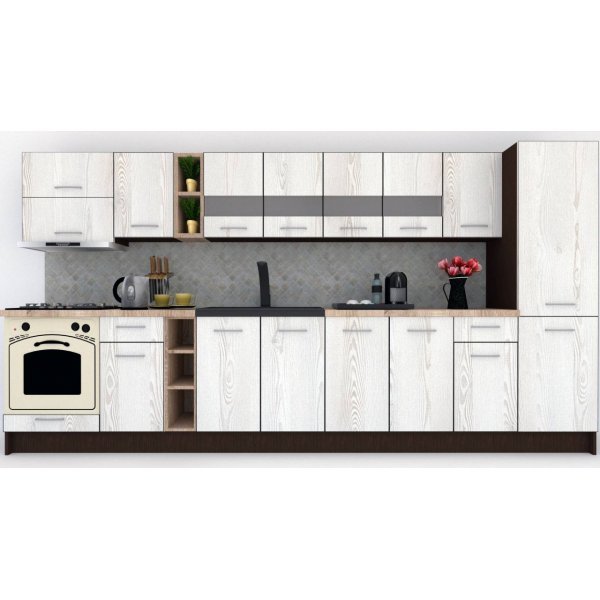 Bucatarie MARINA NEW 370 A Wenge / Decor K010