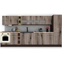Bucatarie MARINA NEW 370 A Wenge / Decor K366