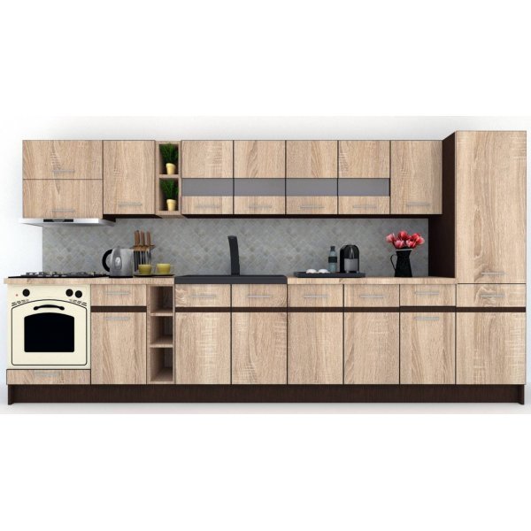 Bucatarie MARINA NEW 370 A Stejar Sonoma