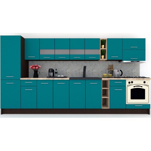 Bucatarie MARINA NEW 370 B Wenge / Decor 0245