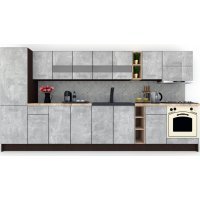 Bucatarie MARINA NEW 370 B Wenge / Decor 4298