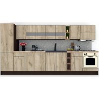 Bucatarie MARINA NEW 370 B Wenge / Decor K002