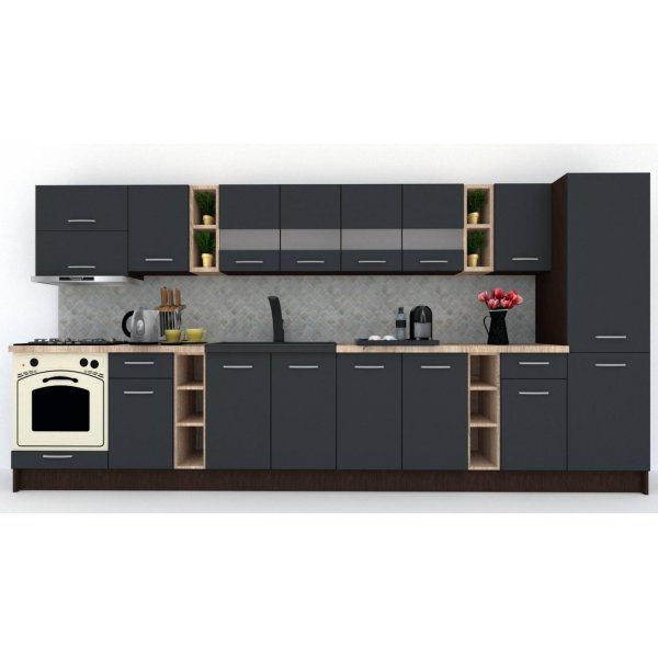 Bucatarie MARINA NEW 390 A Wenge / Decor 0164