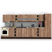 Bucatarie MARINA NEW 390 A Wenge / Decor K004