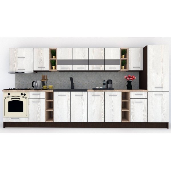 Bucatarie MARINA NEW 390 A Wenge / Decor K010