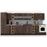 Bucatarie MARINA NEW 390 B Wenge / Decor 7648
