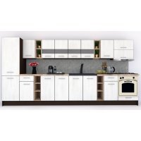 Bucatarie MARINA NEW 390 B Wenge / Decor 8508