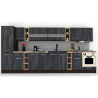 Bucatarie MARINA NEW 390 B Wenge / Decor 8509
