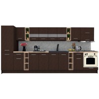 Bucatarie MARINA NEW 390 B Wenge / Decor 8548