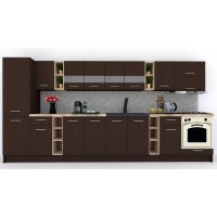 Bucatarie MARINA NEW 390 B Wenge / Decor 8548