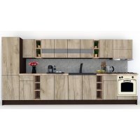 Bucatarie MARINA NEW 390 B Wenge / Decor K002
