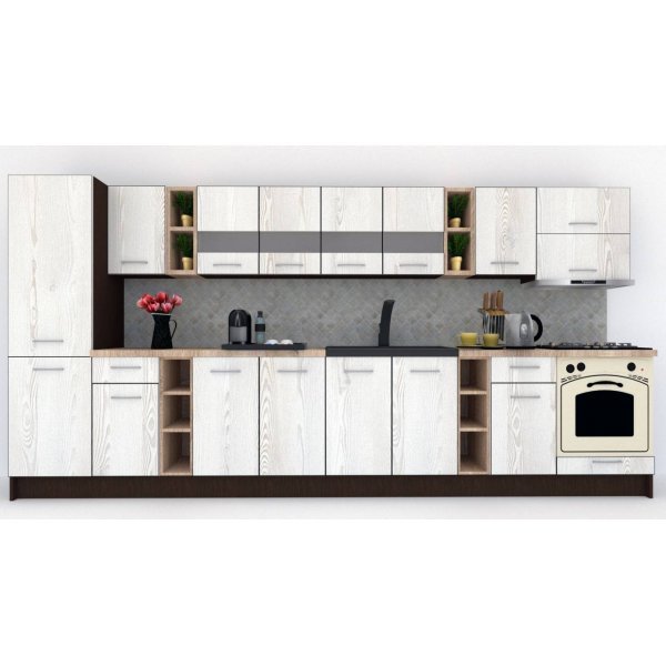 Bucatarie MARINA NEW 390 B Wenge / Decor K010