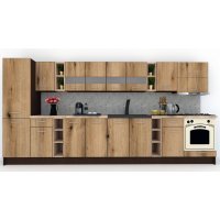 Bucatarie MARINA NEW 390 B Wenge / Decor K365