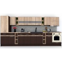 Bucatarie MARINA NEW 390 B Wenge / Stejar Sonoma