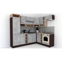 Bucatarie de Colt COSSY NEW 180-250 DR., Wenge / Decor 4298