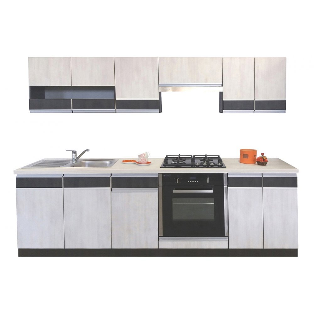 Bucatarie SARA 2B decor 8508 Sosna Norweska/8509 Sosna Norweska Czarna Bucatarie SARA 2B decor 8508 Sosna Norweska/8509 Sosna Norweska Czarna