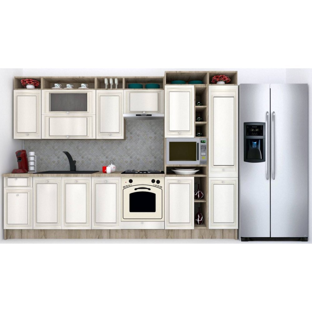 Bucatarie LEEA ART FRONT MDF ELBA 320B K002 / decor 242