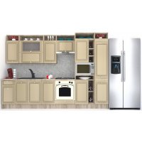 Bucatarie LEEA ART FRONT MDF ELBA 320B K002 / decor 243