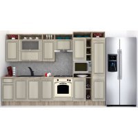 Bucatarie LEEA ART FRONT MDF EKRAN 320B K002 / decor 161