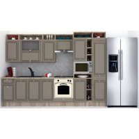 Bucatarie LEEA ART FRONT MDF EKRAN 320B K002 / decor 200