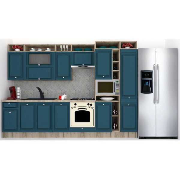 Bucatarie LEEA ART FRONT MDF EKRAN 320B K002 / decor 259