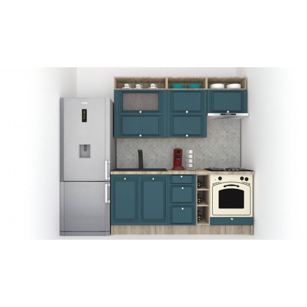 Bucatarie LEEA ART FRONT MDF CANYON 200 K002 / decor 259