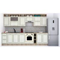 Bucatarie LEEA ART FRONT MDF OLDER 320A K002 / decor 191