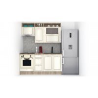 Bucatarie LEEA ART FRONT MDF EKRAN 180 K002 / decor 242