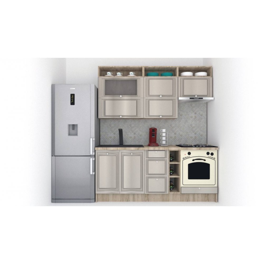 Bucatarie LEEA ART FRONT MDF EKRAN 200 K002 / decor 227