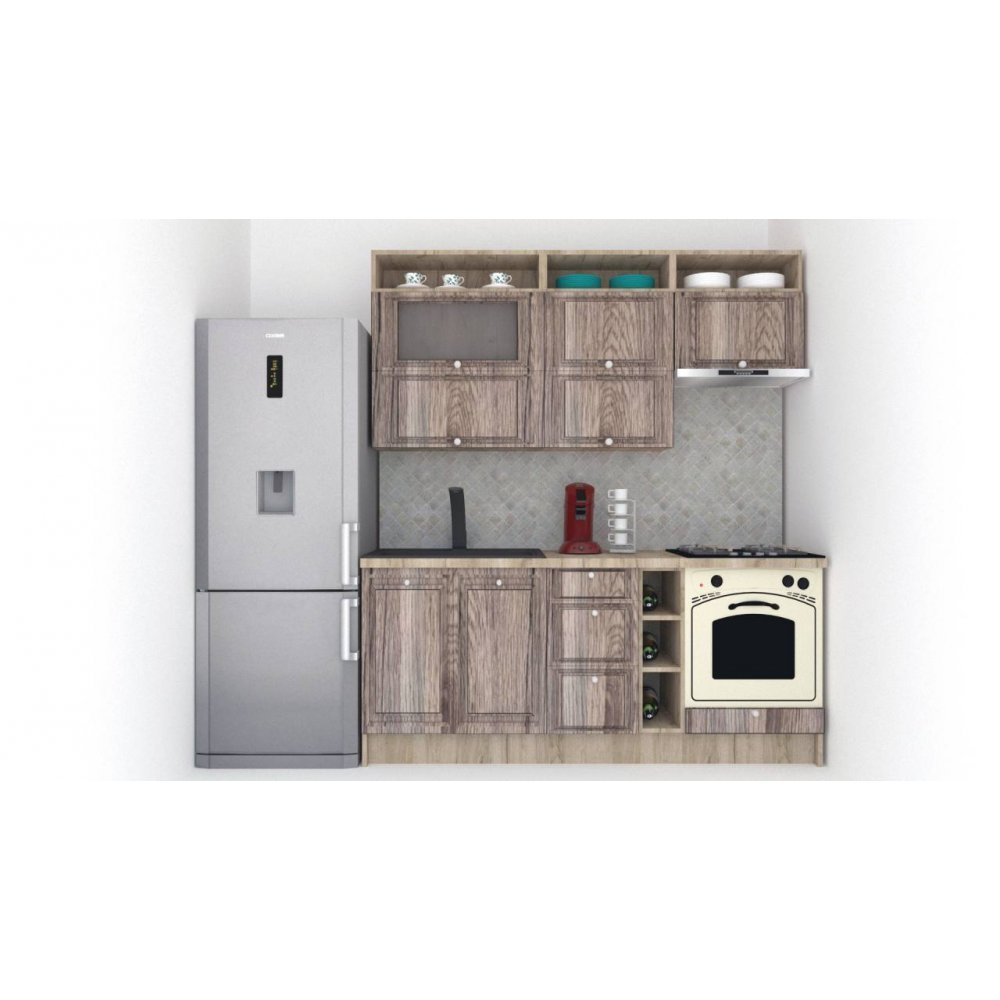 Bucatarie LEEA ART FRONT MDF OLDER 200 K002 / decor 213