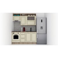 Bucatarie LEEA ART FRONT MDF PORTAL 180 K002 / decor 232