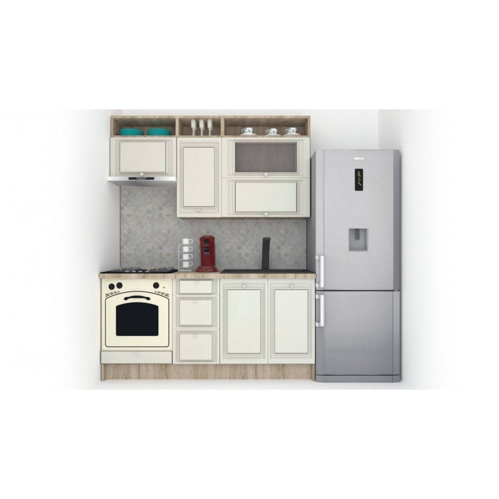 Bucatarie LEEA ART FRONT MDF REGULARNY 180 K002 / decor 102