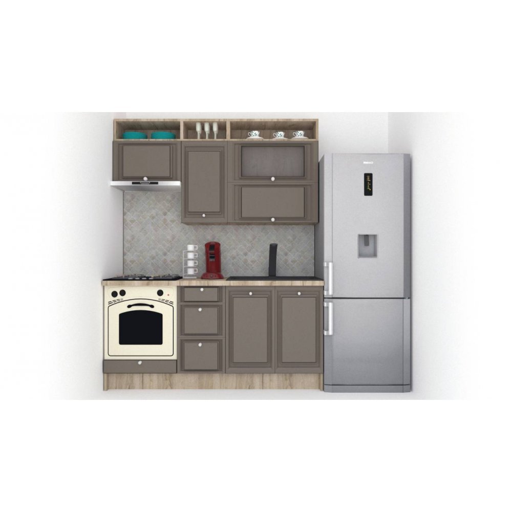 Bucatarie LEEA ART FRONT MDF REGULARNY 180 K002 / decor 218