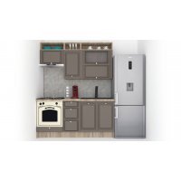 Bucatarie LEEA ART FRONT MDF REGULARNY 180 K002 / decor 218