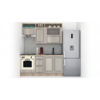 Bucatarie LEEA ART FRONT MDF REGULARNY 180 K002 / decor 227