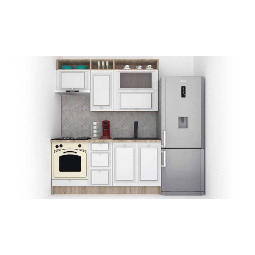 Bucatarie LEEA ART FRONT MDF REGULARNY 180 K002 / decor 263