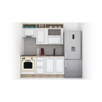 Bucatarie LEEA ART FRONT MDF REGULARNY 180 K002 / decor 263