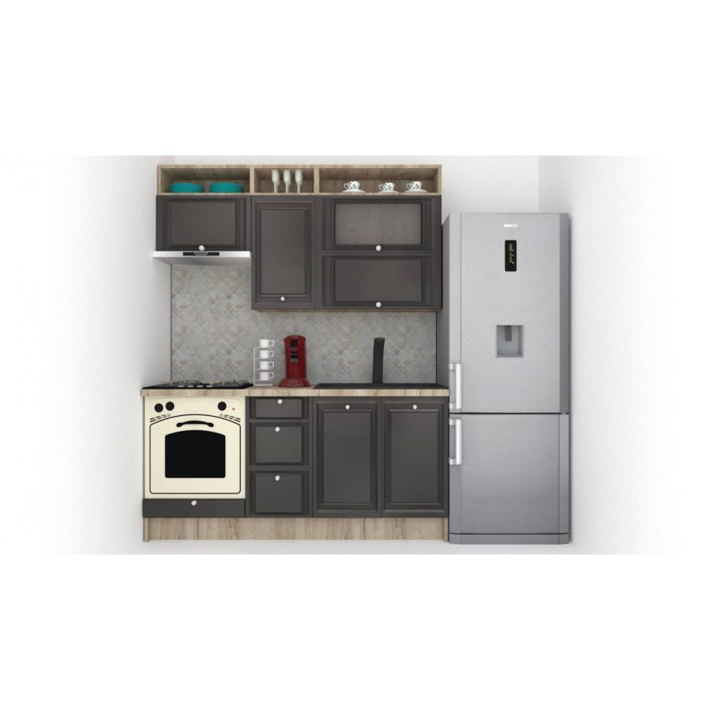 Bucatarie LEEA ART FRONT MDF REGULARNY 180 K002 / decor 266