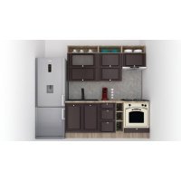 Bucatarie LEEA ART FRONT MDF PORTAL 200 K002 / decor 176