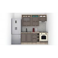 Bucatarie LEEA ART FRONT MDF PORTAL 200 K002 / decor 218