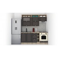 Bucatarie LEEA ART FRONT MDF PORTAL 200 K002 / decor 258