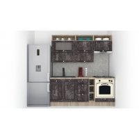 Bucatarie LEEA ART FRONT MDF PORTAL 200 K002 / decor 267