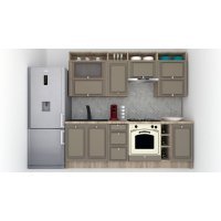 Bucatarie LEEA ART FRONT MDF CANYON 240A K002 / decor 200