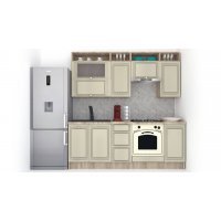 Bucatarie LEEA ART FRONT MDF FRESCO 220 K002 / decor 161