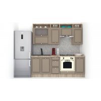 Bucatarie LEEA ART FRONT MDF FRESCO 220 K002 / decor 200