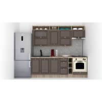 Bucatarie LEEA ART FRONT MDF REGULARNY 240B K002 / decor 218