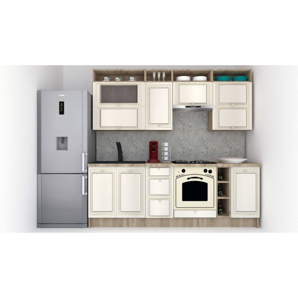 Bucatarie LEEA ART FRONT MDF ELBA 240A K002 / decor 242