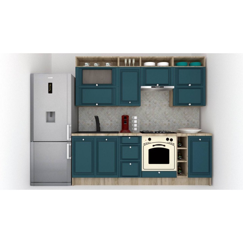 Bucatarie LEEA ART FRONT MDF ELBA 240A K002 / decor 259